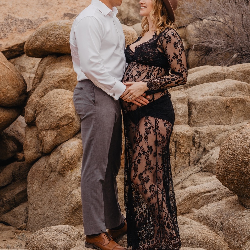 Lace Maternity Gown
